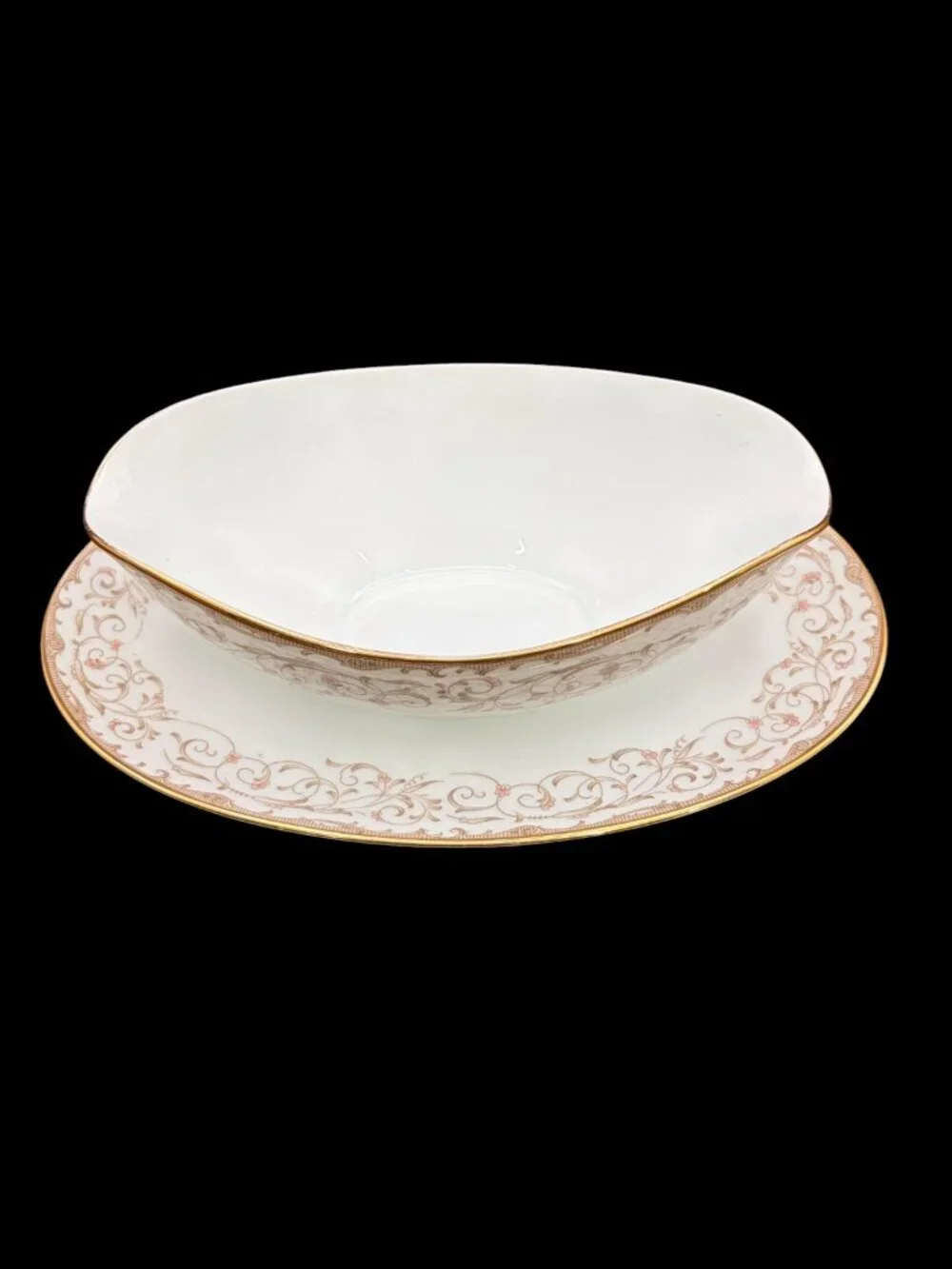Vintage Noritake Rochelle 5805 Gravy Boat & Underplate Set – Japan Fine China